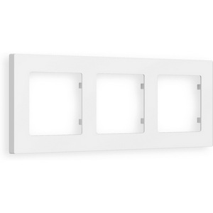 Изображение товара Рамка Ambrella Volt ALFA Techno (Белый матовый) 3-ая AF220123