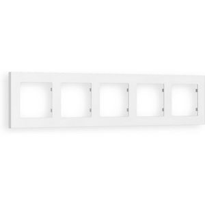 Изображение товара Рамка Ambrella Volt ALFA Techno (Белый матовый) 5-ая AF220125