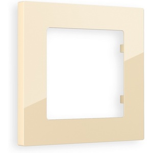 Изображение товара Рамка Ambrella Volt ALFA Techno (Бежевый глянец) 1-ая AF220301