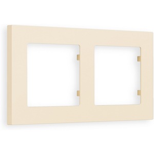 Изображение товара Рамка Ambrella Volt ALFA Techno (Бежевый матовый) 2-ая AF220332