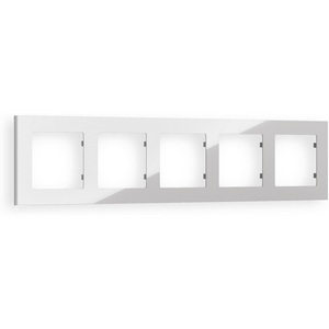 Изображение товара Рамка Ambrella Volt ALFA Techno (Серебро глянец) 5-ая AF220405