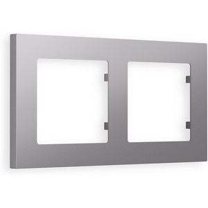 Изображение товара Рамка Ambrella Volt ALFA Techno (Сталь матовый) 2-ая AF220502