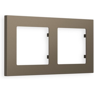Изображение товара Рамка Ambrella Volt ALFA Techno (Темная бронза матовый) 2-ая AF220632