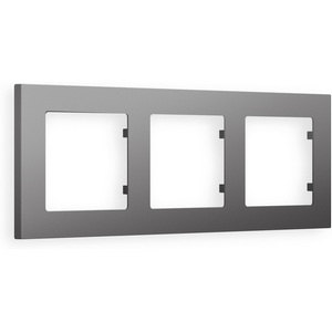 Изображение товара Рамка Ambrella Volt ALFA Techno (Антрацит серый) 3-ая AF220653