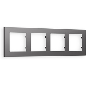 Изображение товара Рамка Ambrella Volt ALFA Techno (Антрацит серый) 4-ая AF220654