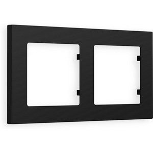 Изображение товара Рамка Ambrella Volt ALFA Techno (Черный матовый) 2-ая AF220702