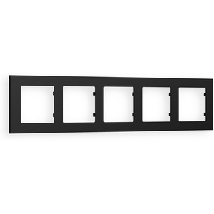 Изображение товара Рамка Ambrella Volt ALFA Techno (Черный матовый) 5-ая AF220705