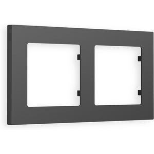 Изображение товара Рамка Ambrella Volt ALFA Techno (Графит Мягкое касание) 2-ая AF220802