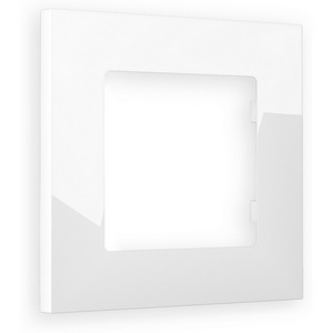 Изображение товара Рамка Ambrella Volt ALFA Qubi (Белый глянец) 1-ая AF250101