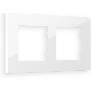 Изображение товара Рамка Ambrella Volt ALFA Qubi (Белый глянец) 2-ая AF250102