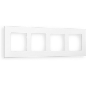 Изображение товара Рамка Ambrella Volt ALFA Qubi (Белый матовый) 4-ая AF250124