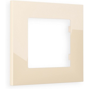 Изображение товара Рамка Ambrella Volt ALFA Qubi (Бежевый глянец) 1-ая AF250301