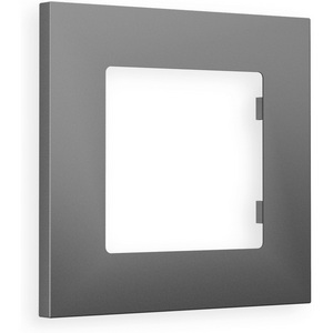 Изображение товара Рамка Ambrella Volt ALFA Qubi (Сталь матовый) 1-ая AF250501