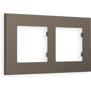 Изображение товара Рамка Ambrella Volt ALFA Qubi (Темная бронза матовый) 2-ая AF250632