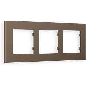 Изображение товара Рамка Ambrella Volt ALFA Qubi (Темная бронза матовый) 3-ая AF250633