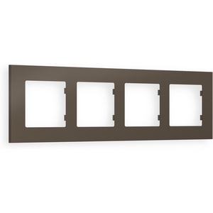 Изображение товара Рамка Ambrella Volt ALFA Qubi (Темная бронза матовый) 4-ая AF250634