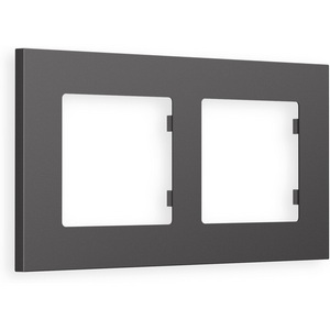 Изображение товара Рамка Ambrella Volt ALFA Qubi (Антрацит серый) 2-ая AF250652