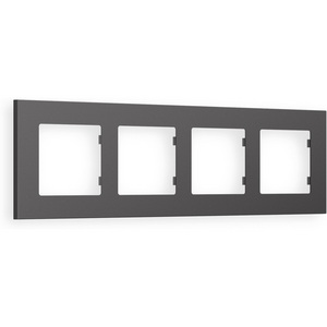 Изображение товара Рамка Ambrella Volt ALFA Qubi (Антрацит серый) 4-ая AF250654