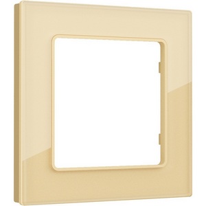 Изображение товара Рамка Ambrella Volt ALFA Platos (Шампань Стекло органическое) 1-ая AF330601