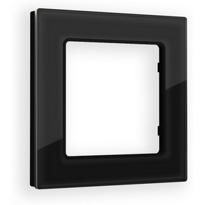 Изображение товара Рамка Ambrella Volt ALFA Platos (Черный Стекло закаленное натуральное) 1-ая AF380801