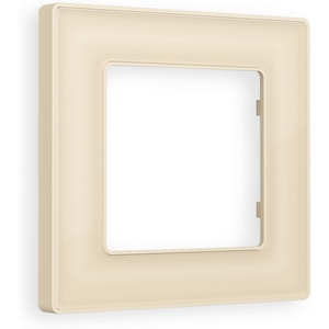 Изображение товара Рамка Ambrella Volt ALFA Arctic (Бежевый Стекло органическое) 1-ая AF580301