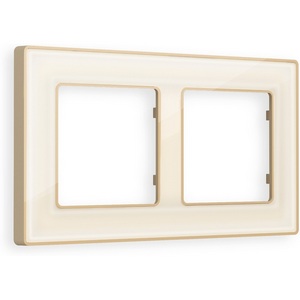 Изображение товара Рамка Ambrella Volt ALFA Arctic (Бежевый Стекло органическое/Шампань) 2-ая AF580342