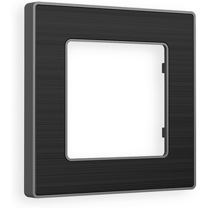 Изображение товара Рамка Ambrella Volt ALFA Arctic (Черный Стекло органическое/Сталь) 1-ая AF580531