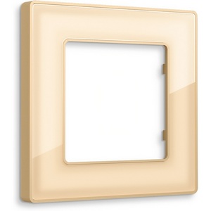 Изображение товара Рамка Ambrella Volt ALFA Arctic (Шампань Стекло органическое) 1-ая AF580601