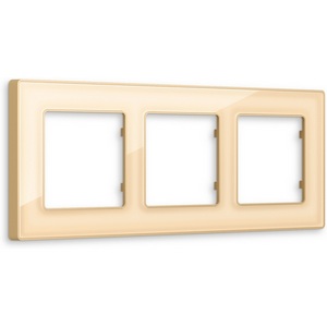 Изображение товара Рамка Ambrella Volt ALFA Arctic (Шампань Стекло органическое) 3-ая AF580603