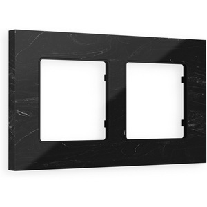 Изображение товара Рамка Ambrella Volt ALFA Grand (Черный мрамор) 2-ая AF930702