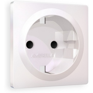 Изображение товара Лицевая панель Ambrella Volt ALFA (Жемчуг) для электрической розетки с заземлением со шторками QUANT AP2070