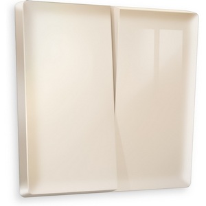 Изображение товара Лицевая панель Ambrella Volt ALFA (Бежевый глянец) для 2-клавишных выключателей QUANT AP3030