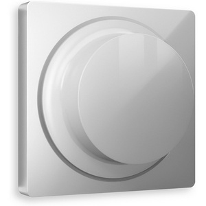 Изображение товара Лицевая панель Ambrella Volt ALFA (Серебро глянец) для светорегулятора универсального QUANT AP4055