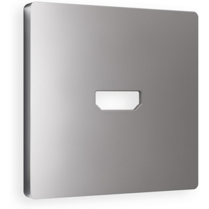 Изображение товара Лицевая панель Ambrella Volt ALFA (Сталь матовый) для HDMI розетки QUANT AP5140