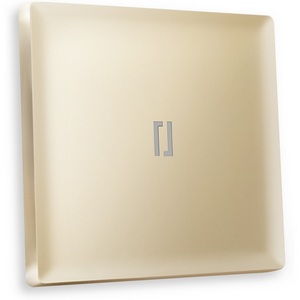 Изображение товара Лицевая панель Ambrella Volt ALFA (Шампань) для 1-клавишных выключателей с подсветкой QUANT AP6020
