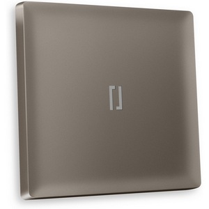 Изображение товара Лицевая панель Ambrella Volt ALFA (Темная бронза матовый) для 1-клавишных выключателей с подсветкой QUANT AP6320