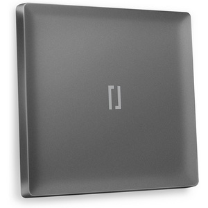 Изображение товара Лицевая панель Ambrella Volt ALFA (Антрацит серый) для 1-клавишных выключателей с подсветкой QUANT AP6520