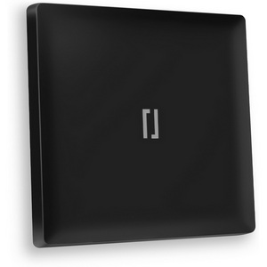 Изображение товара Лицевая панель Ambrella Volt ALFA (Черный матовый) для 1-клавишных выключателей с подсветкой QUANT AP8020