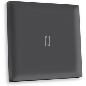 Изображение товара Лицевая панель Ambrella Volt ALFA (Графит Мягкое касание) для 1-клавишных выключателей с подсветкой QUANT AP9020