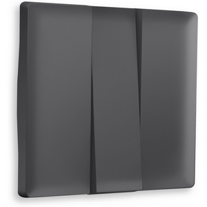 Изображение товара Лицевая панель Ambrella Volt ALFA (Графит Мягкое касание) для 3-клавишных выключателей QUANT AP9050
