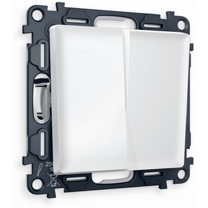 Изображение товара Комплект механизма встраиваемый Ambrella Volt 2-клавишного выключателя ALFA MA123010 Белый матовый QUANT