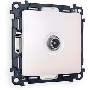 Изображение товара Комплект механизма встраиваемый Ambrella Volt TV розетки оконечной ALFA MA213010 Жемчуг 50-870 MHz 1dB QUANT