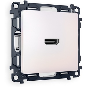 Изображение товара Комплект механизма встраиваемый Ambrella Volt розетки HDMI 2.0 ALFA MA214010 Жемчуг 40V/500mA 2.0GHz 5-18Gbit/s QUANT