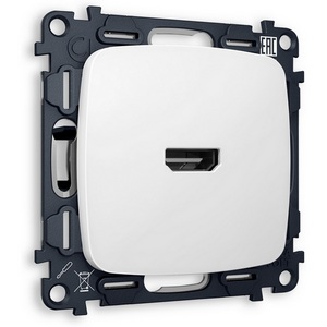 Изображение товара Комплект механизма встраиваемый Ambrella Volt розетки HDMI 2.0 OMEGA MO134010 Белый матовый 40V/500MO 2.0GHz 5-18Gbit/s QUANT
