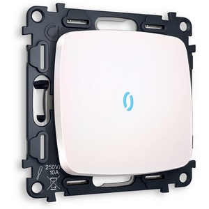 Изображение товара Комплект механизма встраиваемый Ambrella Volt 1-клавишного выключателя с подсветкой 10000K OMEGA MO202020 Жемчуг QUANT