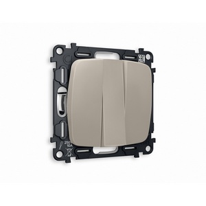 Изображение товара Комплект механизма встраиваемый Ambrella Volt 3-клавишного выключателя OMEGA MO365010 Серо-бежевый матовый QUANT