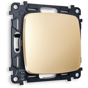 Изображение товара Комплект механизма встраиваемый Ambrella Volt 1-клавишного выключателя OMEGA MO601010 Шампань QUANT