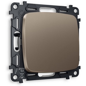 Изображение товара Комплект механизма встраиваемый Ambrella Volt 1-клавишного перекрестного выключателя OMEGA MO631030 Бронза матовый QUANT