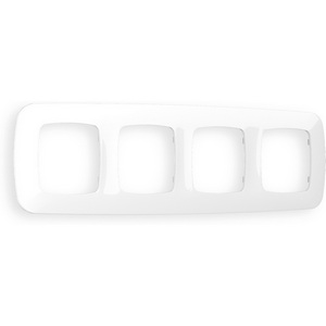 Изображение товара Рамка Ambrella Volt OMEGA Ecta (Белый глянец) 4-ая OF140104