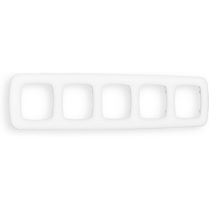 Изображение товара Рамка Ambrella Volt OMEGA Ecta (Белый матовый) 5-ая OF140125